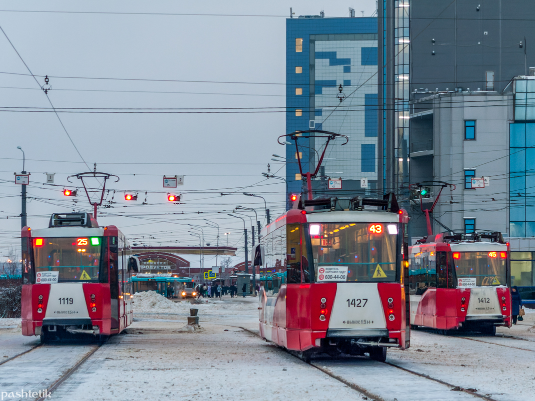 Санкт-Петербург, 71-152 (ЛВС-2005) № 1119; Санкт-Петербург, 71-153 (ЛМ-2008) № 1427