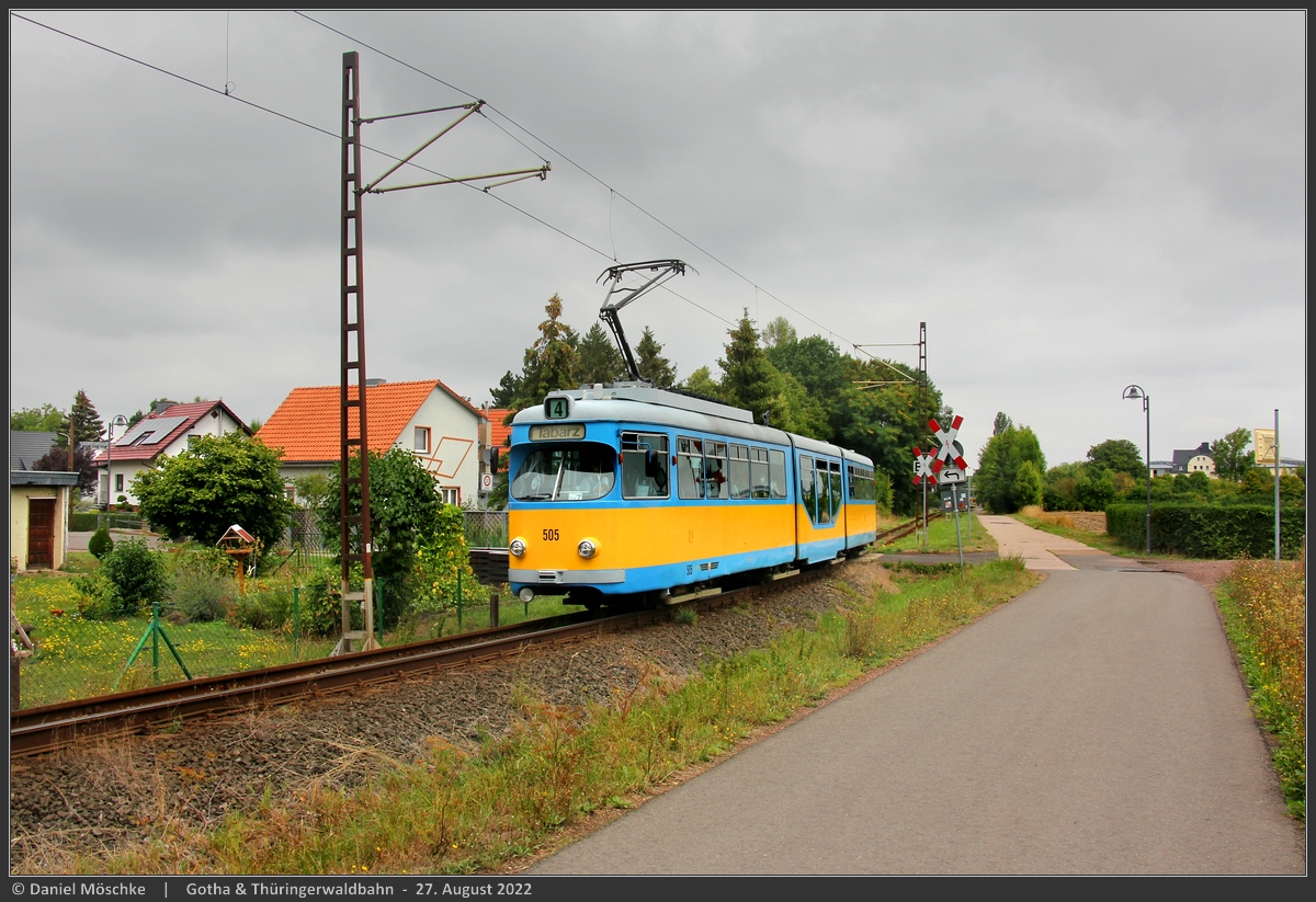 Гота, Duewag GT8NF № 505 Гота, Duewag GT8NF № 505