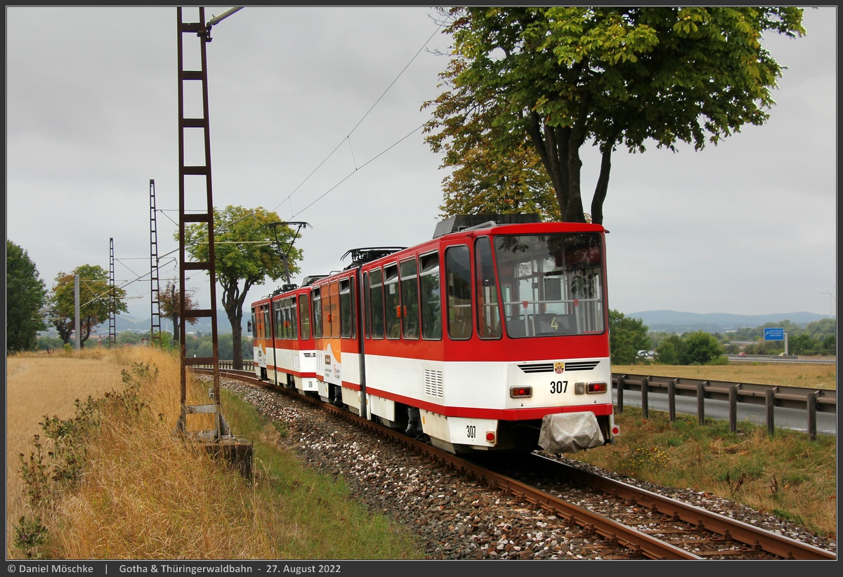 Гота, Tatra KT4D № 307