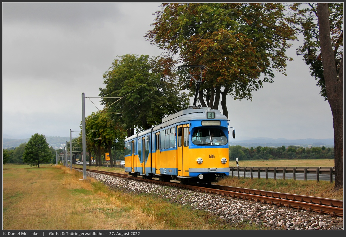 Gotha, Duewag GT8NF Nr. 505 Gotha, Duewag GT8NF Nr. 505