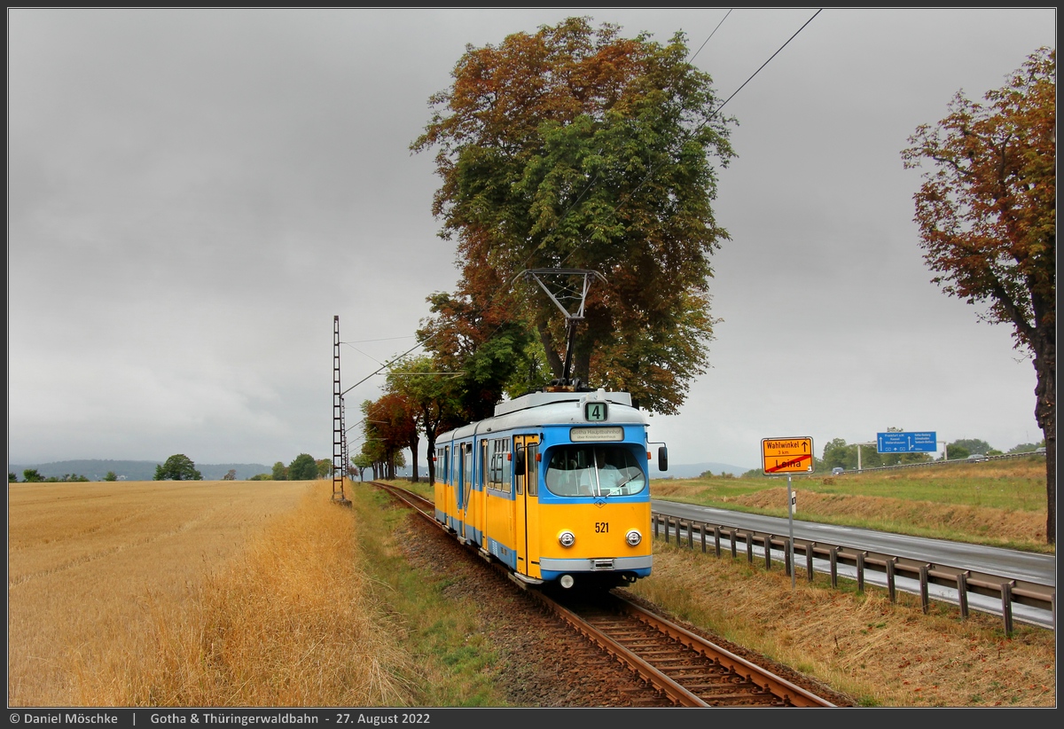 Гота, Duewag GT8NF № 521 Гота, Duewag GT8NF № 521