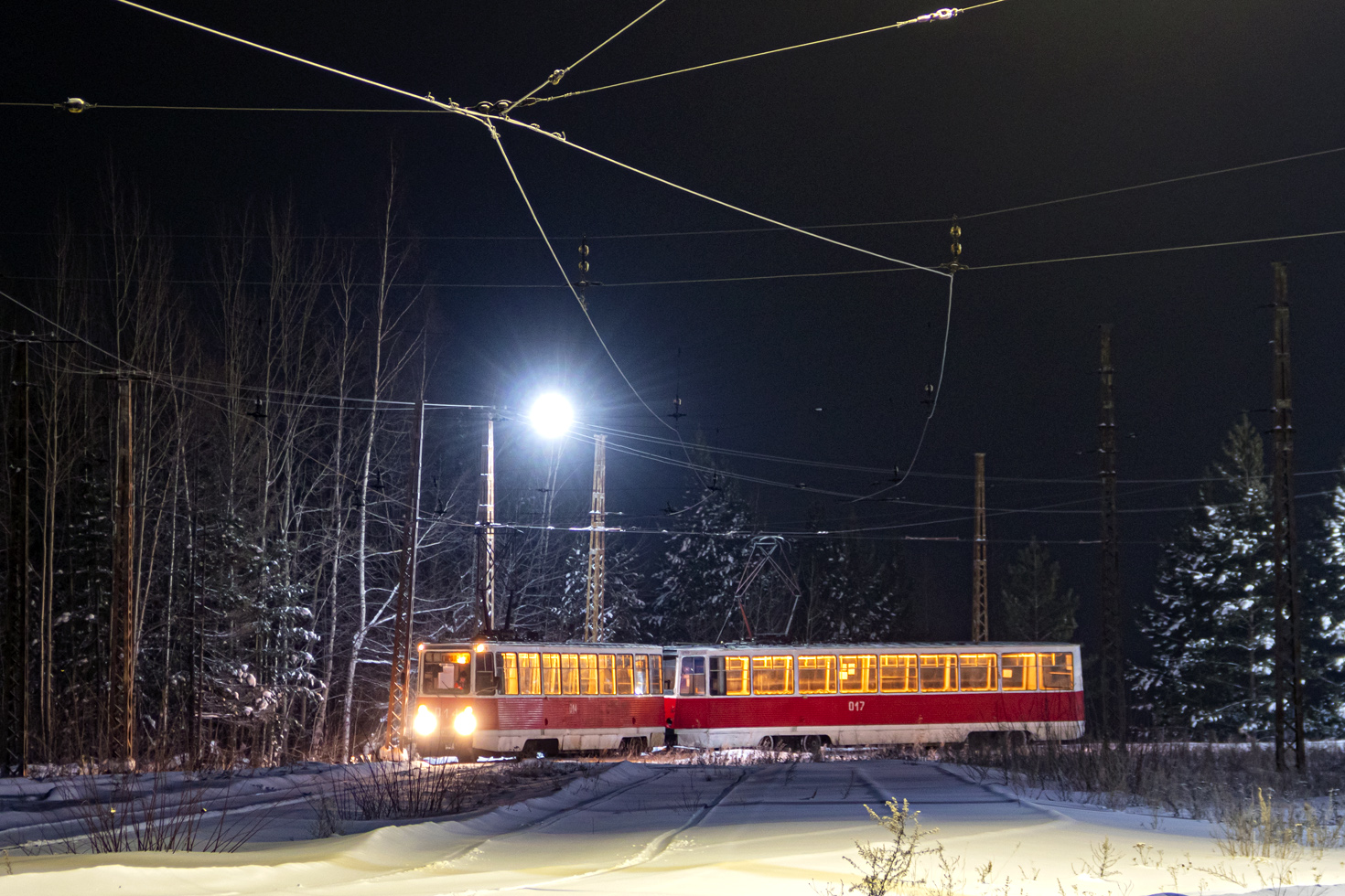 Усть-Илимск, 71-605 (КТМ-5М3) № 014; Усть-Илимск, 71-605 (КТМ-5М3) № 017