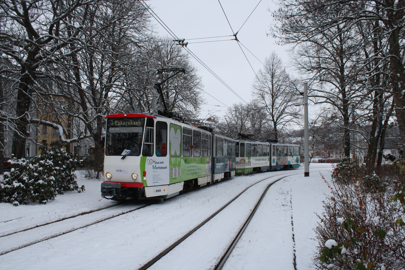 Цвиккау, Tatra KT4DMC № 949
