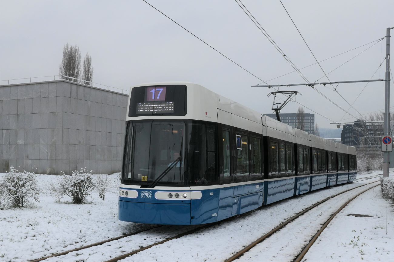 Цюрих, Alstom Flexity Zürich № 4035