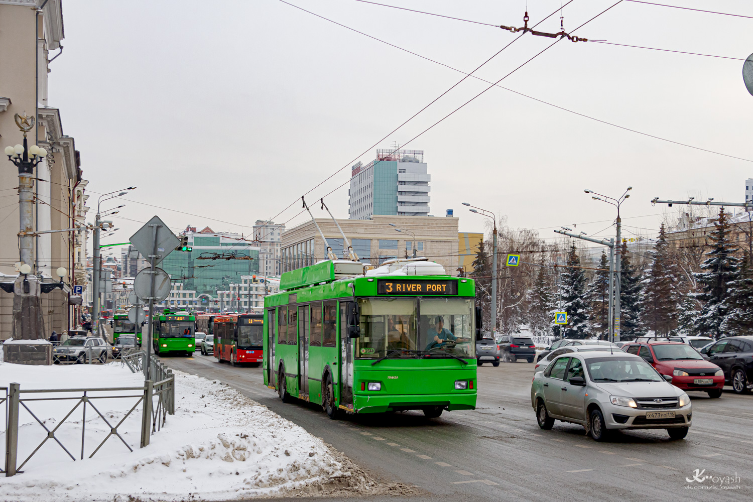 Казань, Тролза-5275.03 «Оптима» № 2344