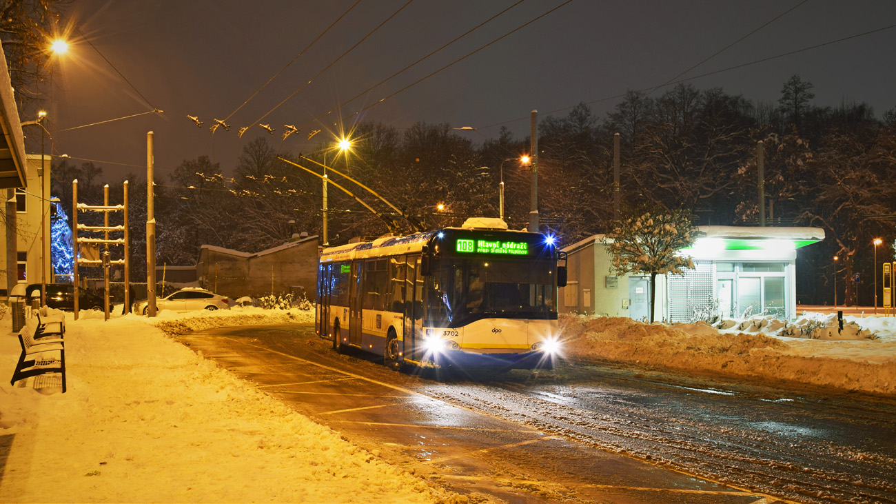 Острава, Solaris Trollino II 12 AC № 3702