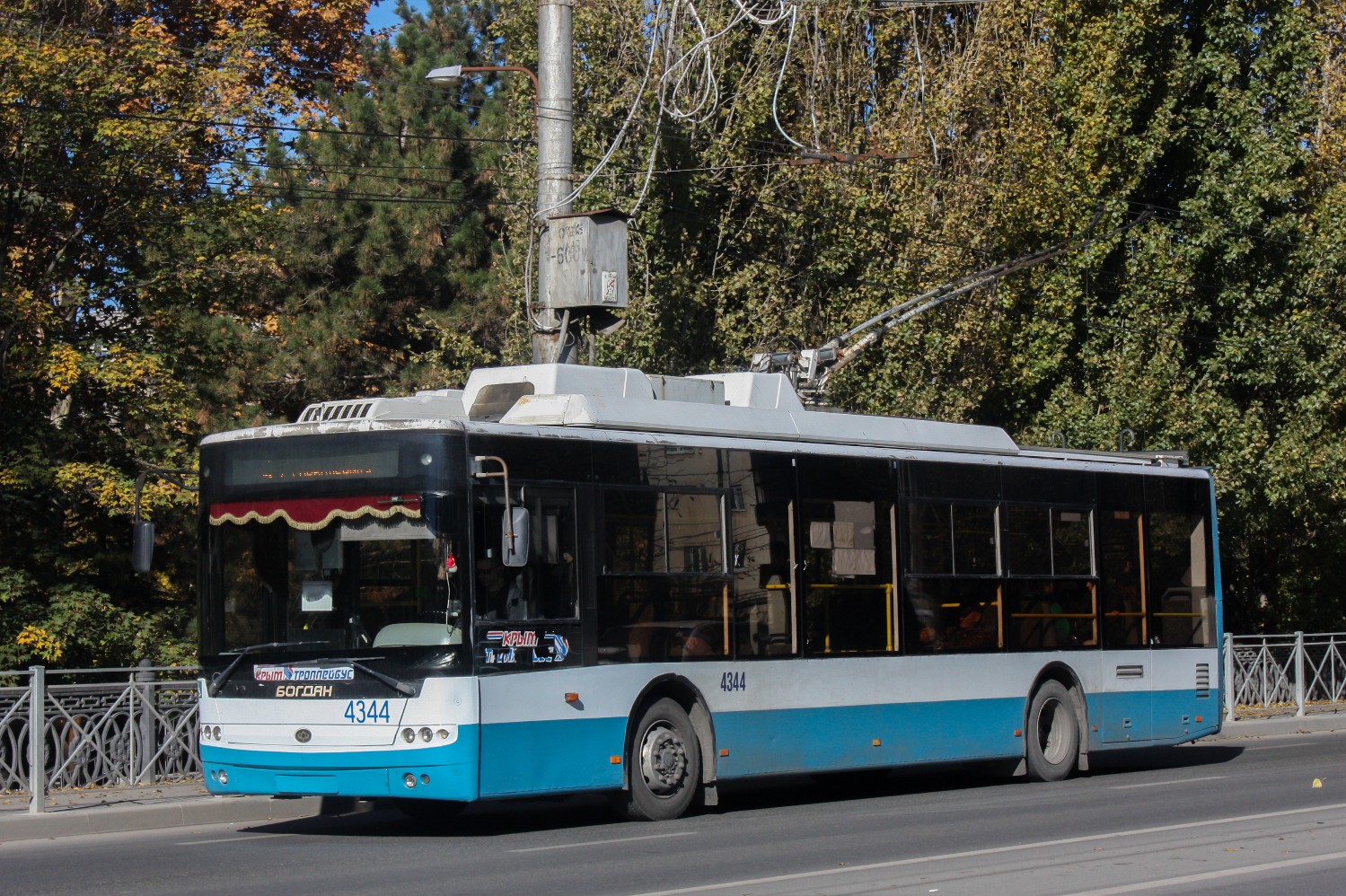 Крымский троллейбус, Богдан Т70110 № 4344