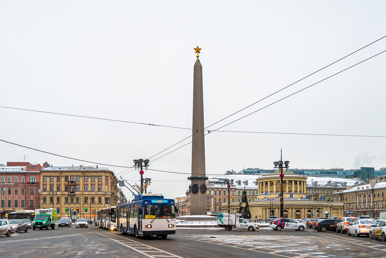 Санкт-Петербург, МТрЗ-6223-0000010 № 1865; Санкт-Петербург — "Прощальный рейс" на троллейбусе МТрЗ-6223-0000010 1865 — 18.12.2022
