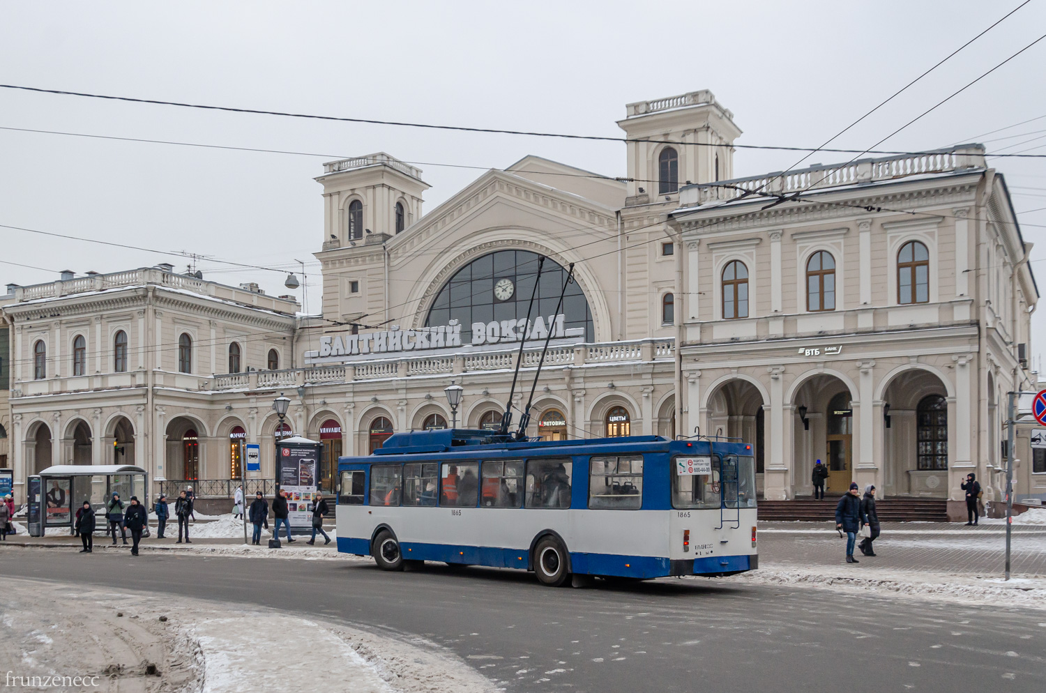 Санкт-Петербург, МТрЗ-6223-0000010 № 1865; Санкт-Петербург — "Прощальный рейс" на троллейбусе МТрЗ-6223-0000010 1865 — 18.12.2022