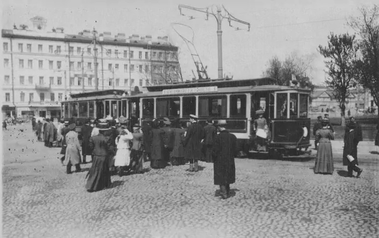 Санкт-Петербург — Исторические фотографии трамвайных вагонов