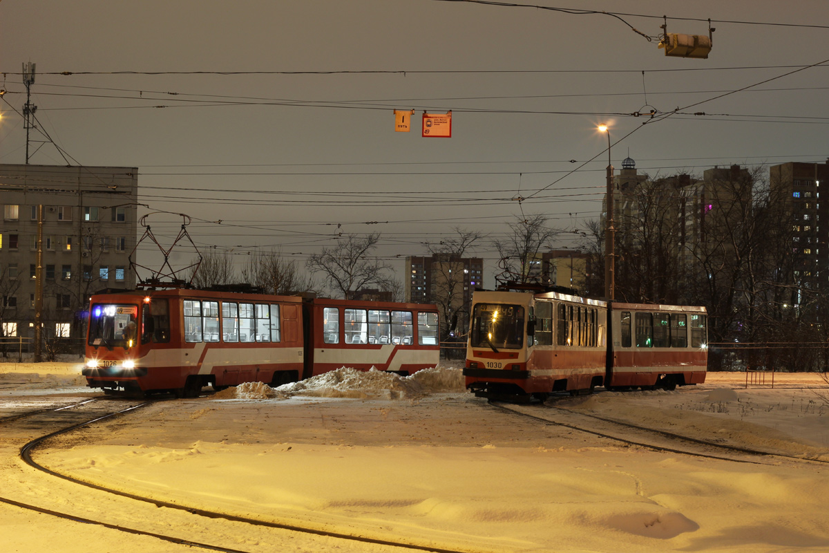 Санкт-Петербург — Конечные станции и разворотные кольца
