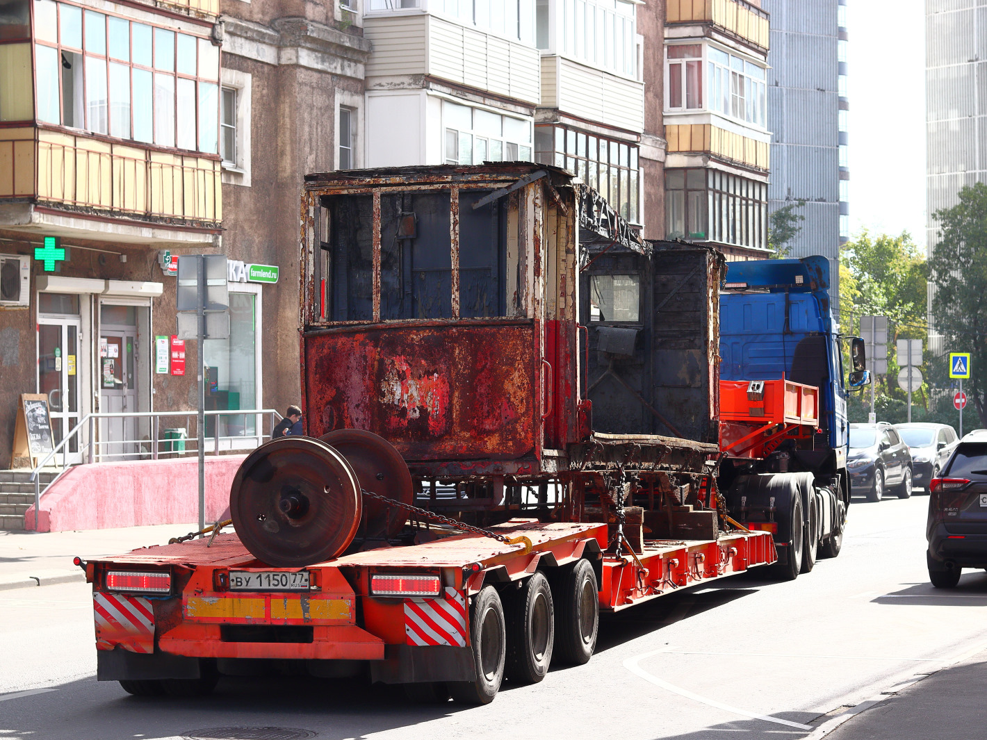 Москва, Двухосный моторный СВАРЗ № 0220