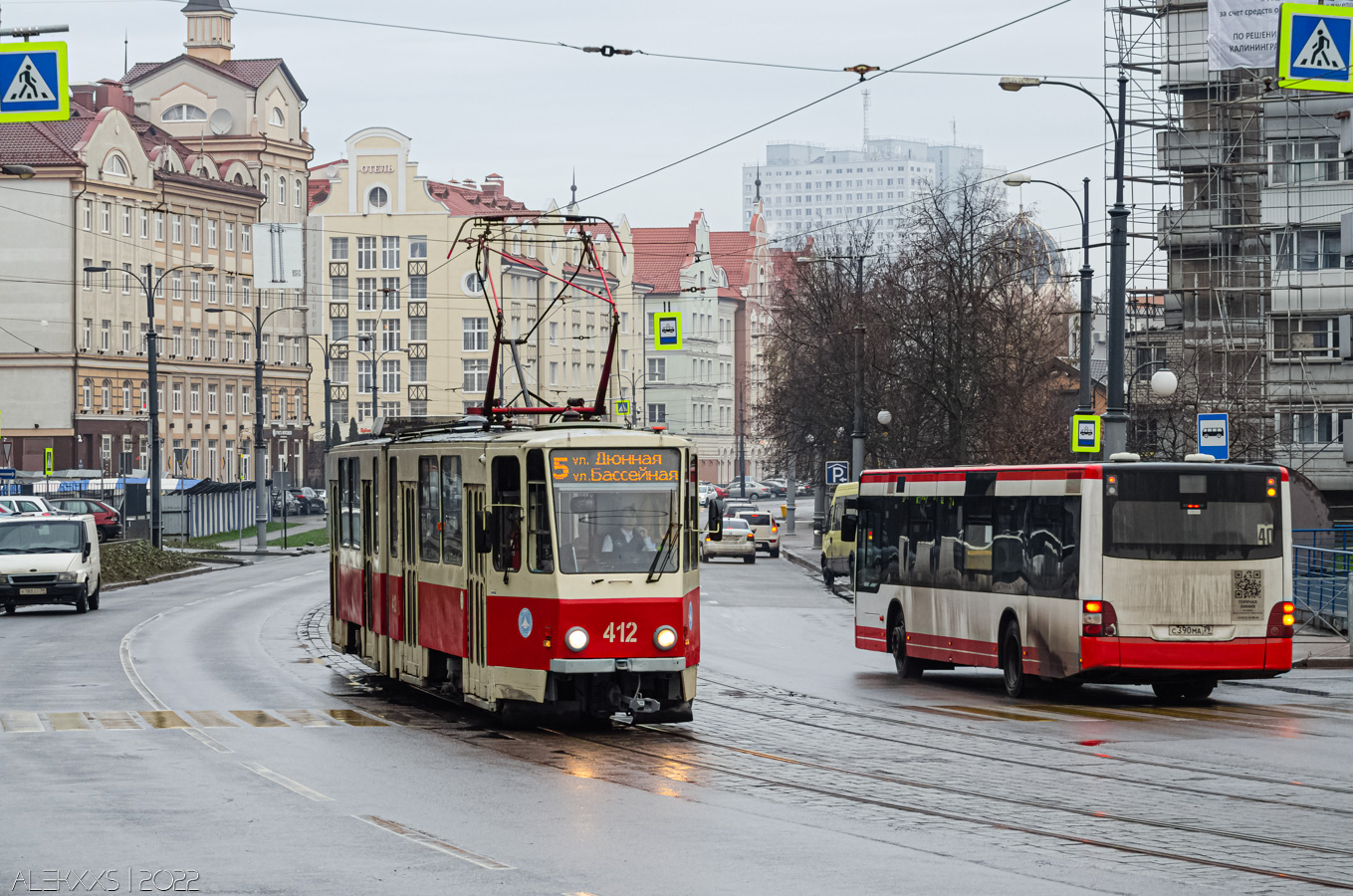 Калининград, Tatra KT4SU № 412