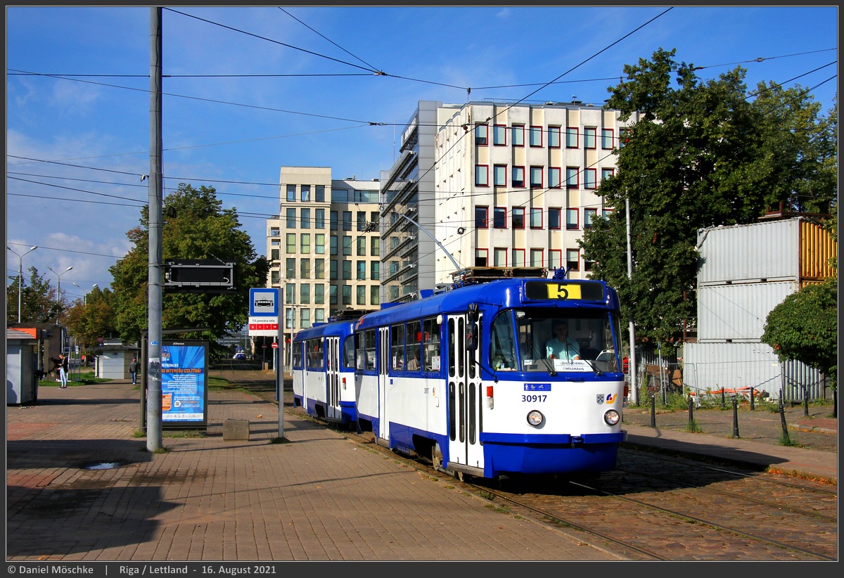 Рига, Tatra T3A № 30917