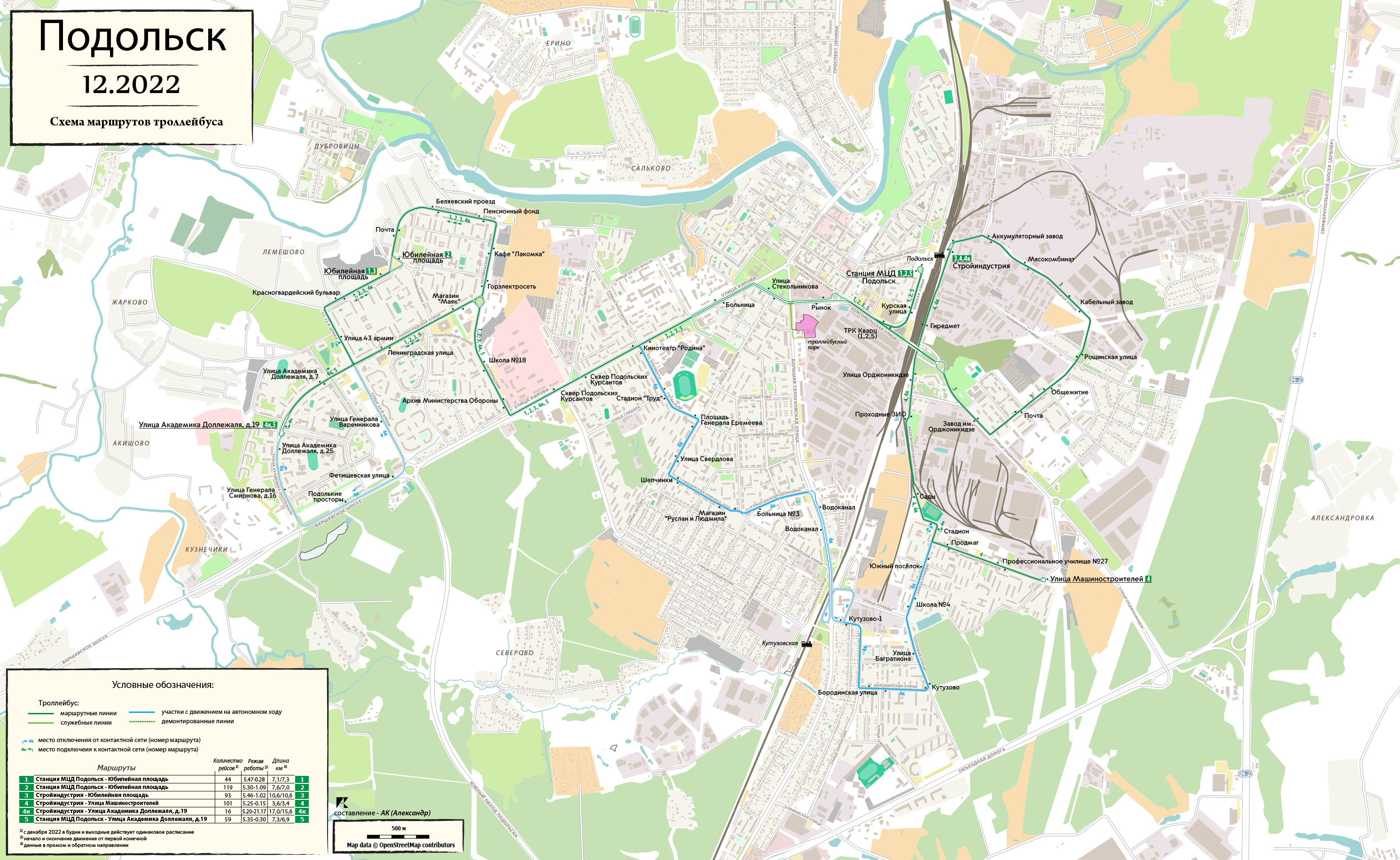 Podolsk — Maps