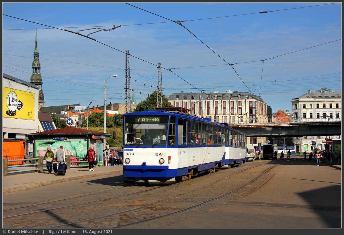 Рига, Tatra T6B5SU № 32134