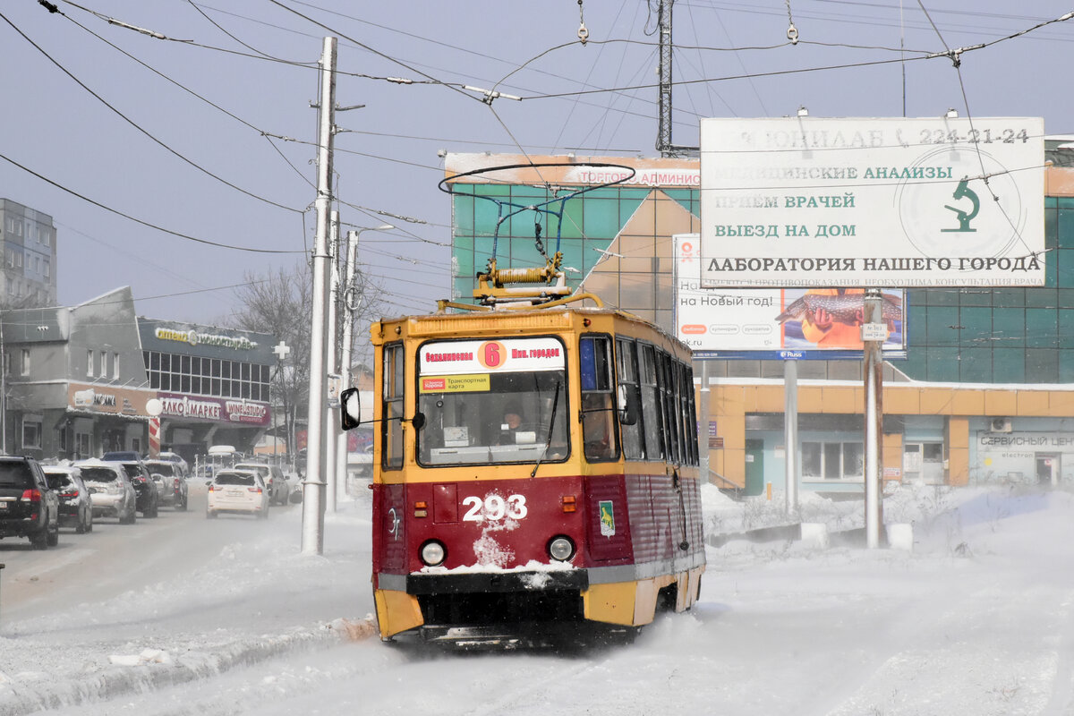Владивосток, 71-605А № 293; Владивосток — Снегопады
