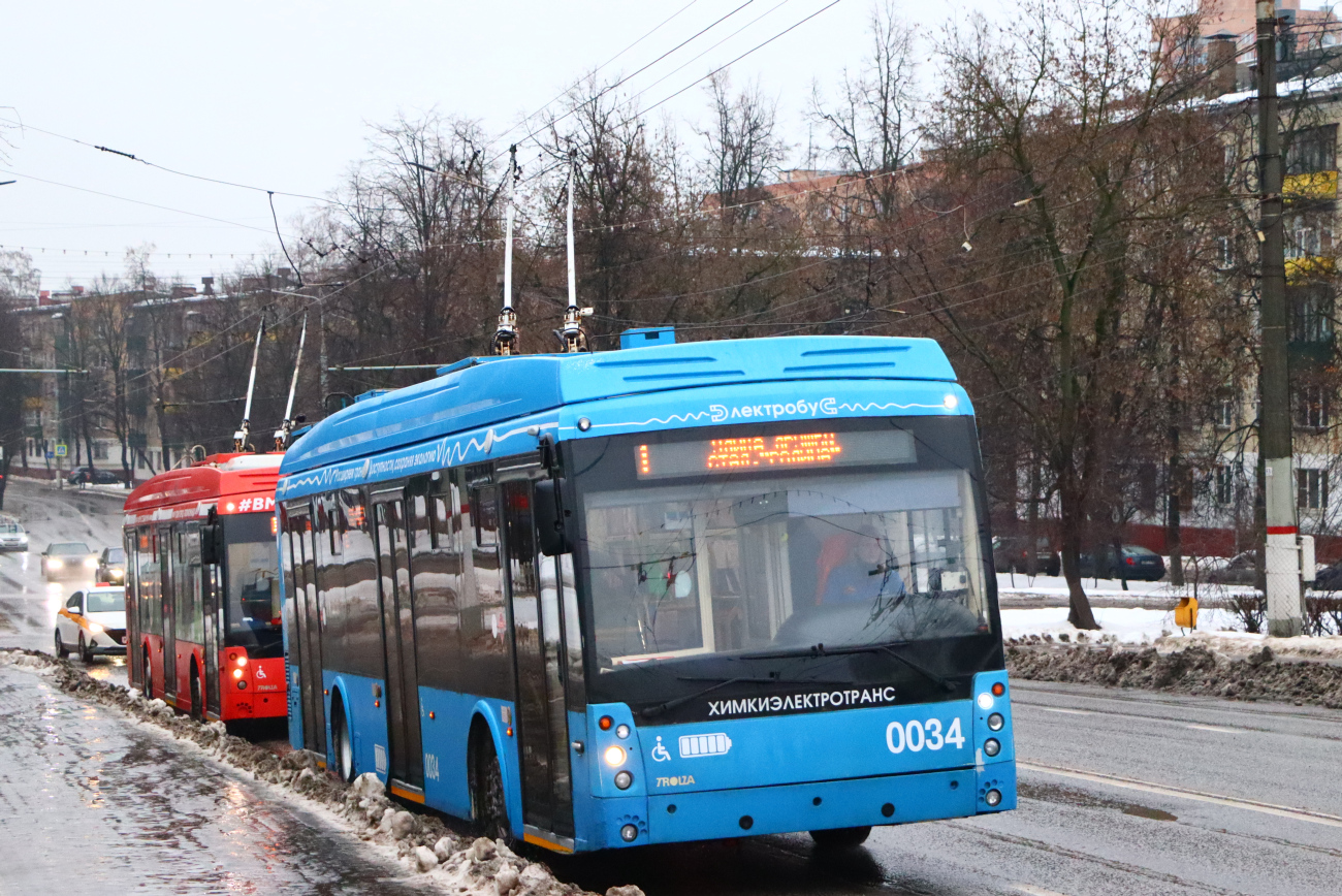 Химки, Тролза-5265.02 «Мегаполис» № 0034