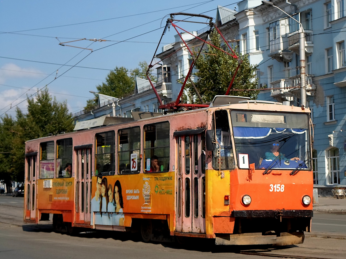 Барнаул, Tatra T6B5SU № 3158