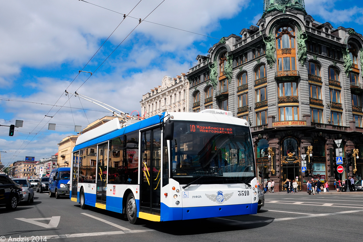 Санкт-Петербург, Тролза-5265.00 «Мегаполис» № 3510