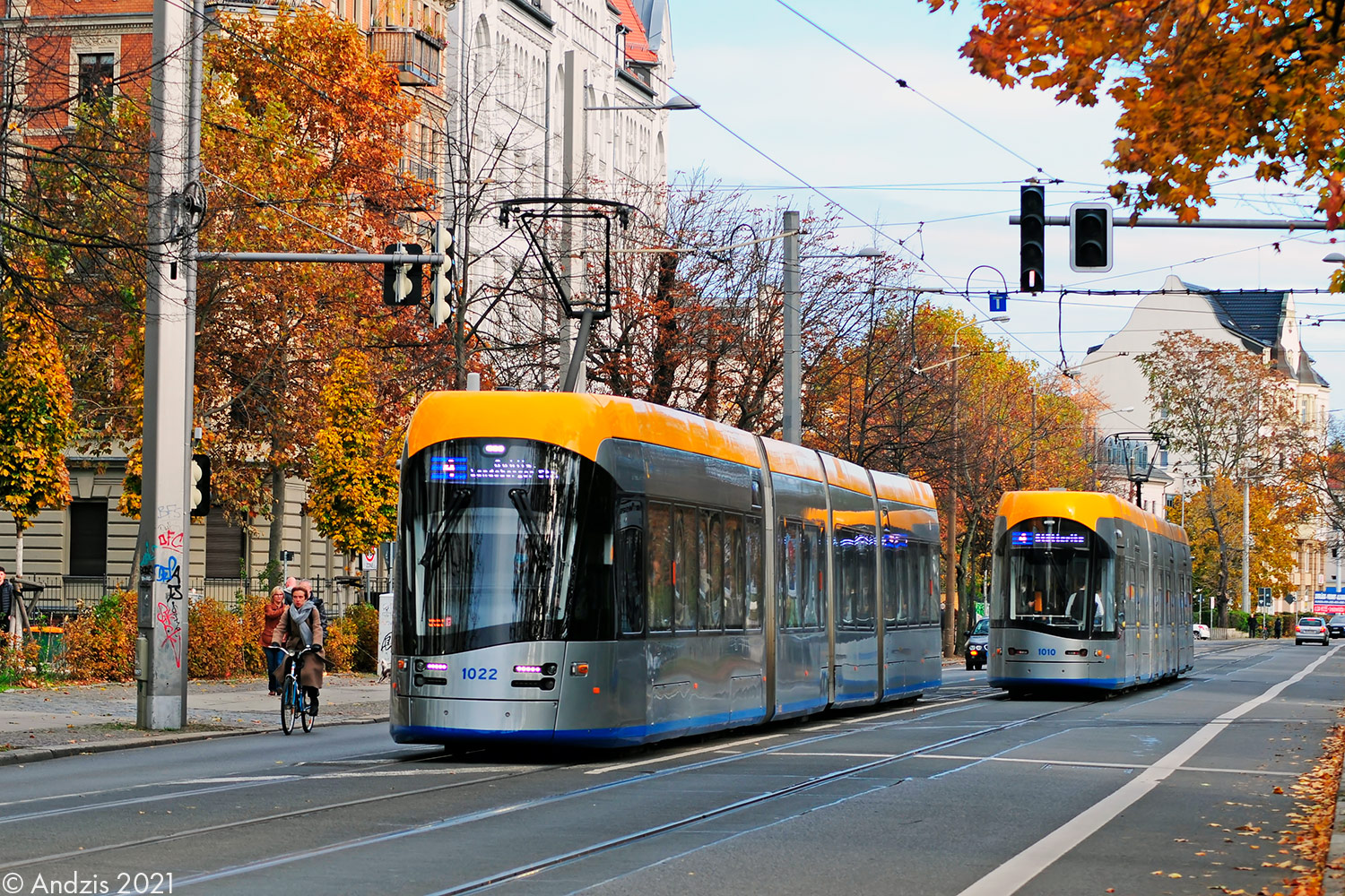 Лейпциг, Solaris Tramino Leipzig (NGT10) № 1022