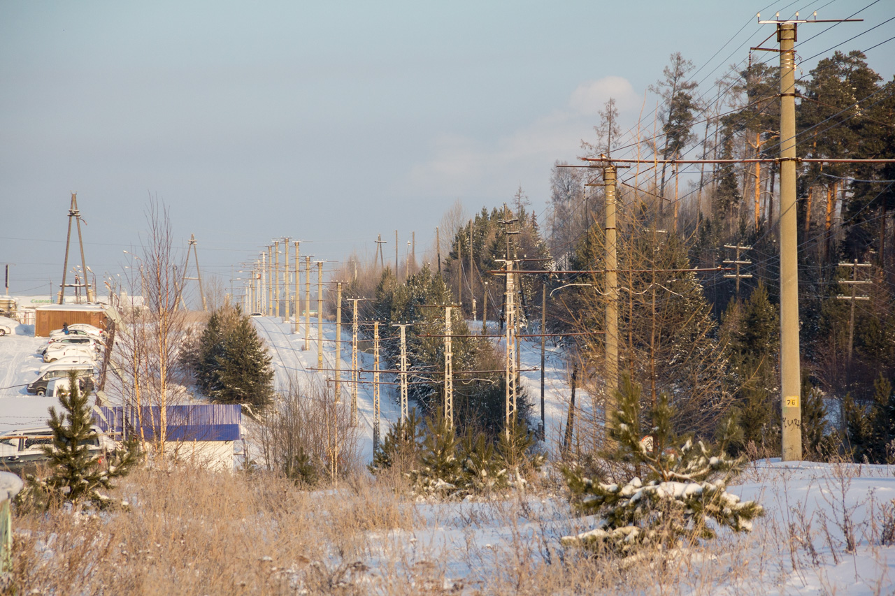 Усть-Илимск — Трамвайная линия и инфраструктура