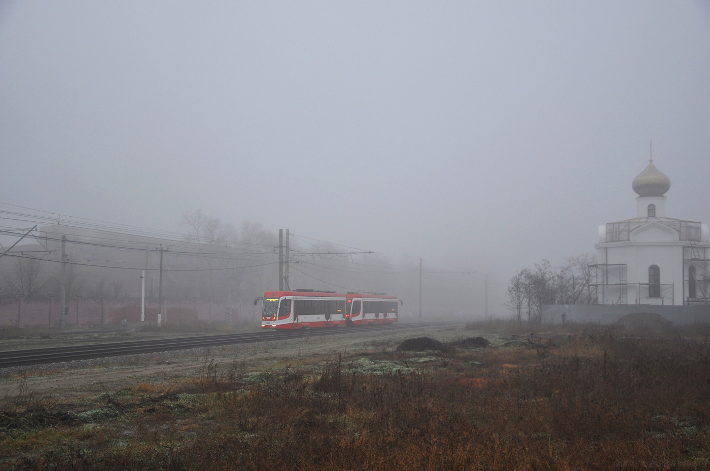 Volgograd, 71-623-03 № 5856; Volgograd, 71-623-03 № 5857; Volgograd — Tram lines: [5] Fifth depot — Tram rapid transit