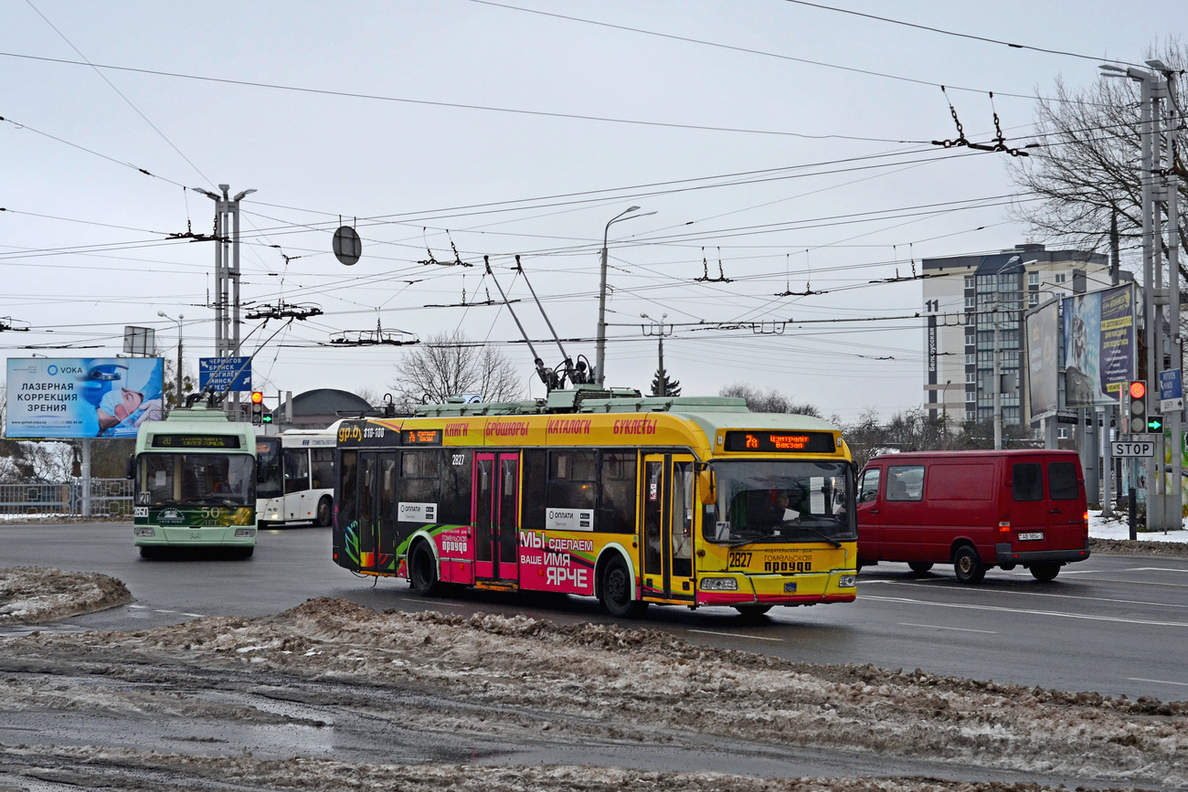 Гомель, БКМ 321 № 2827; Гомель, БКМ 321 № 2850