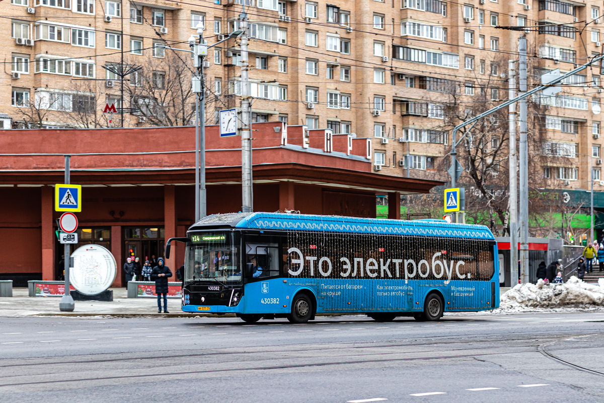 Москва, ЛиАЗ-6274 № 430382