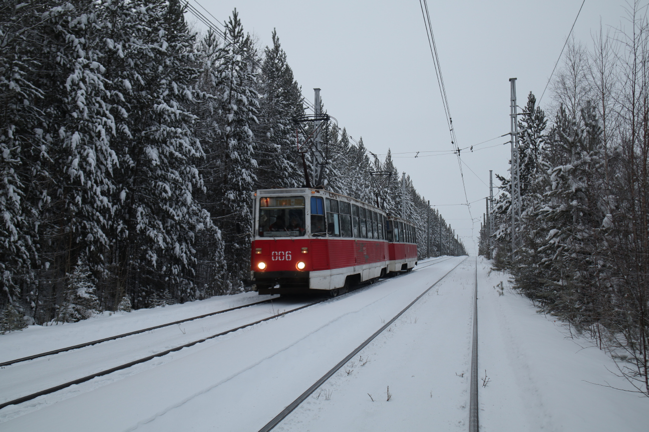 Ust-Ilimsk, 71-605 (KTM-5M3) č. 006; Ust-Ilimsk — Tramway Operations Closure