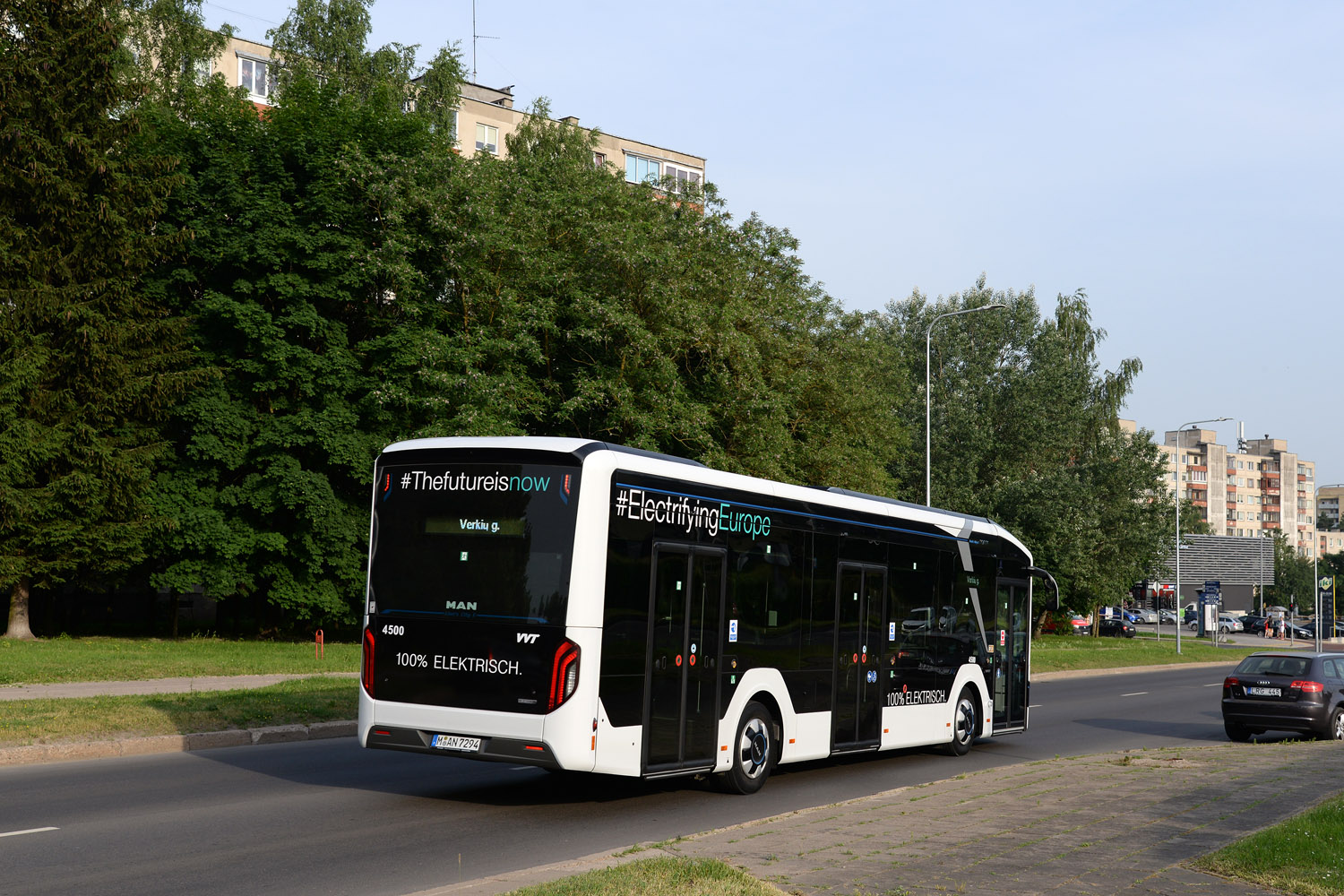 Вильнюс, MAN 12C Lion's City 12 E NL367 № 4500