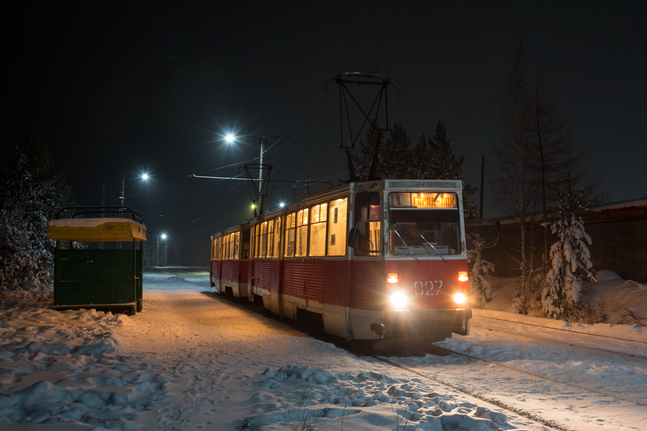 Усть-Илимск, 71-605 (КТМ-5М3) № 027; Усть-Илимск — Закрытие трамвайного движения