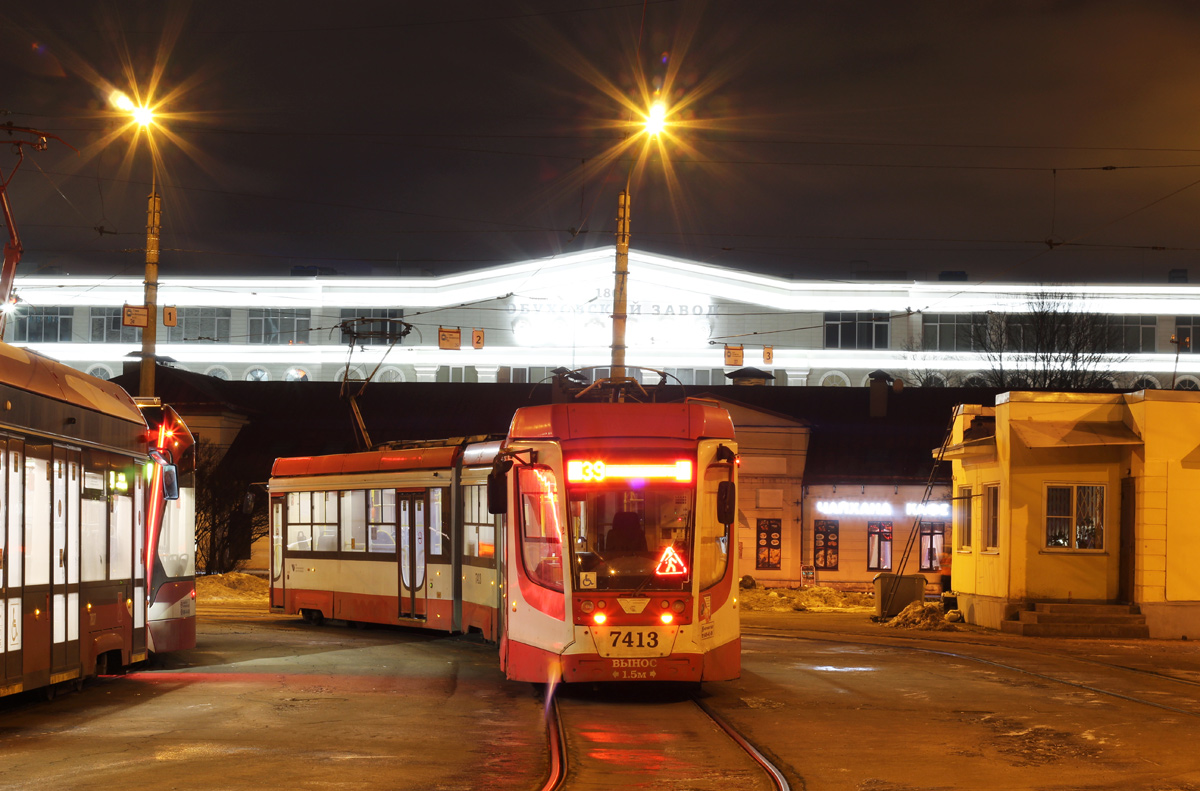 Санкт-Петербург, 71-631-02 № 7413; Санкт-Петербург — Конечные станции и разворотные кольца
