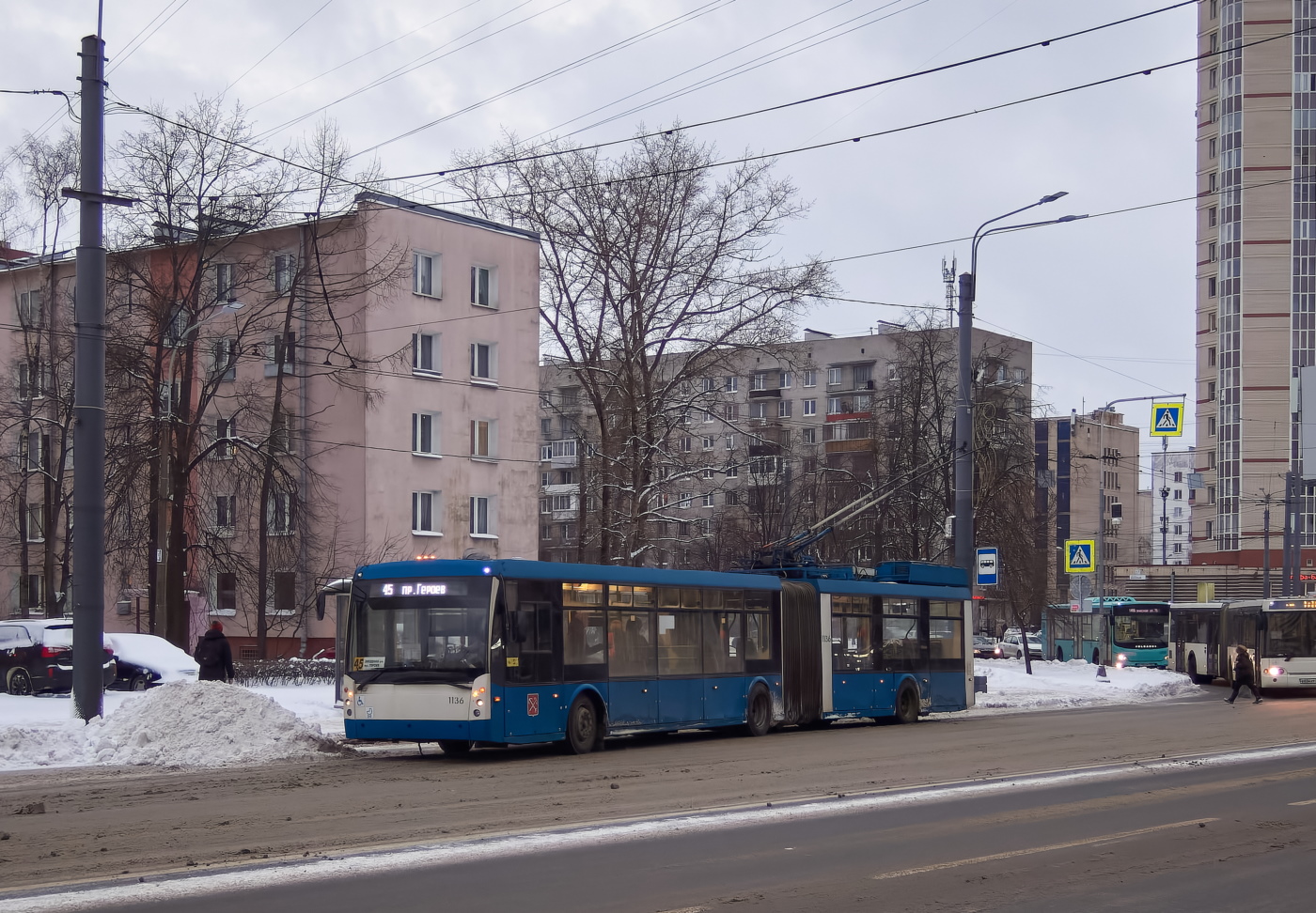 Санкт-Петербург, Тролза-6206.01 «Мегаполис» № 1136