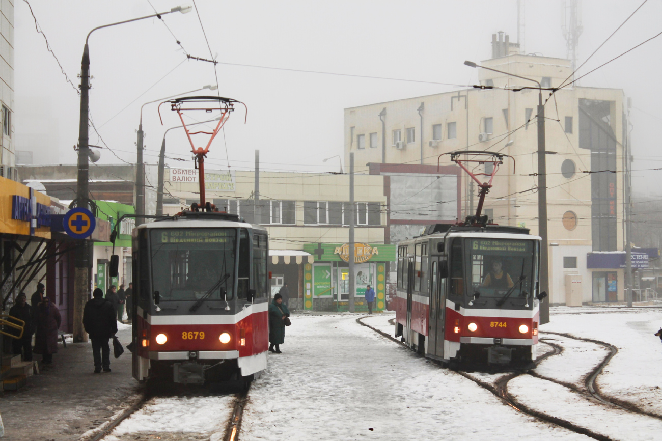 Харьков, Tatra T6A5 № 8679; Харьков, Tatra T6A5 № 8744
