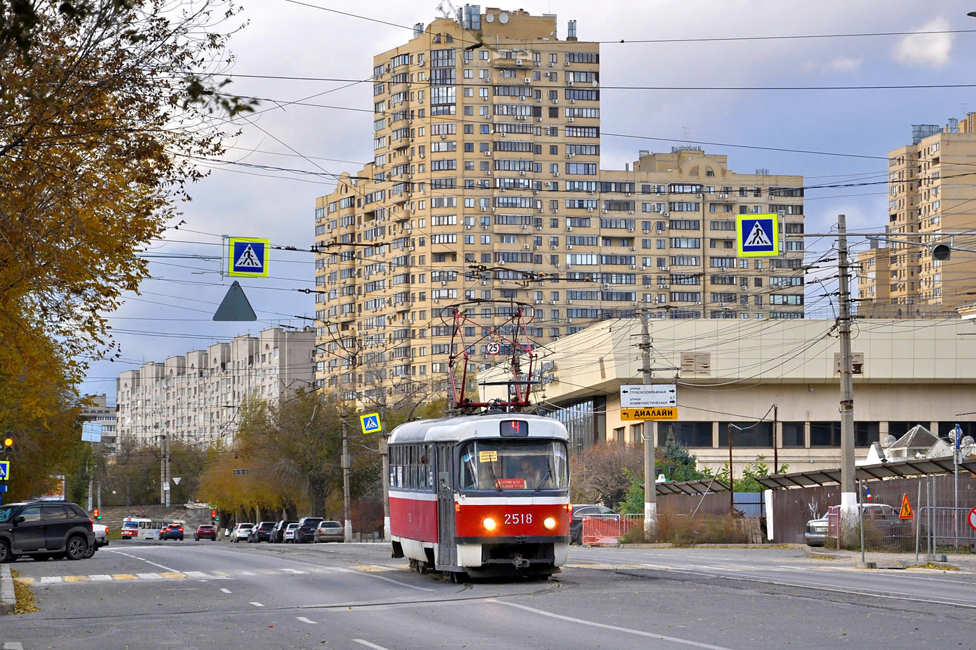 Волгоград, Tatra T3SU (двухдверная) № 2518