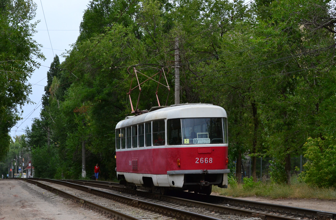 Валгаград, Tatra T3SU (двухдверная) № 2668