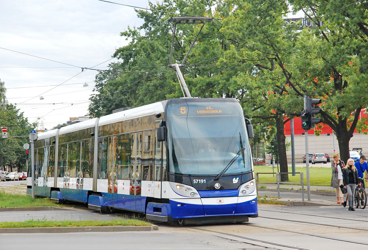 Рига, Škoda 15T ForCity Alfa Riga № 57191