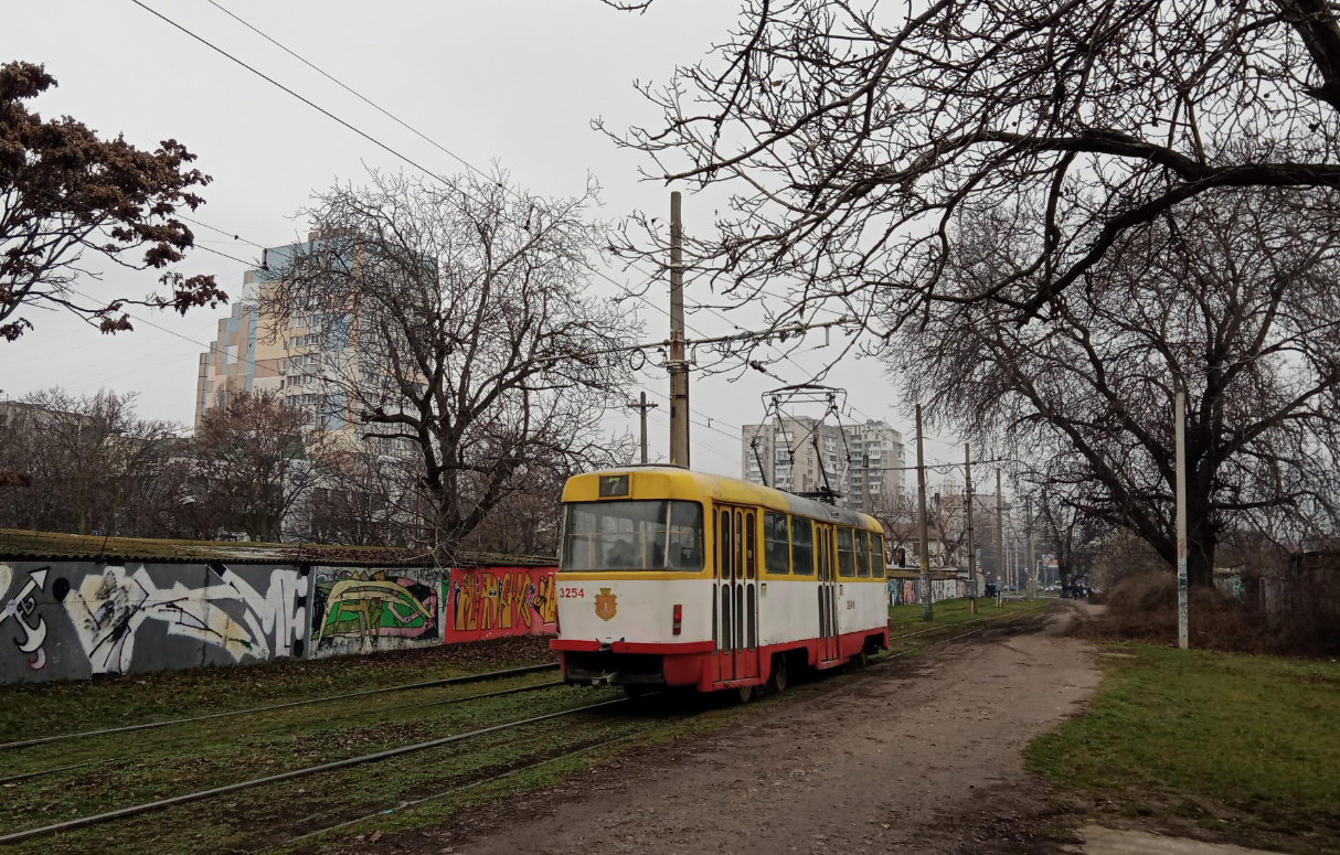 Одесса, Tatra T3R.P № 3254