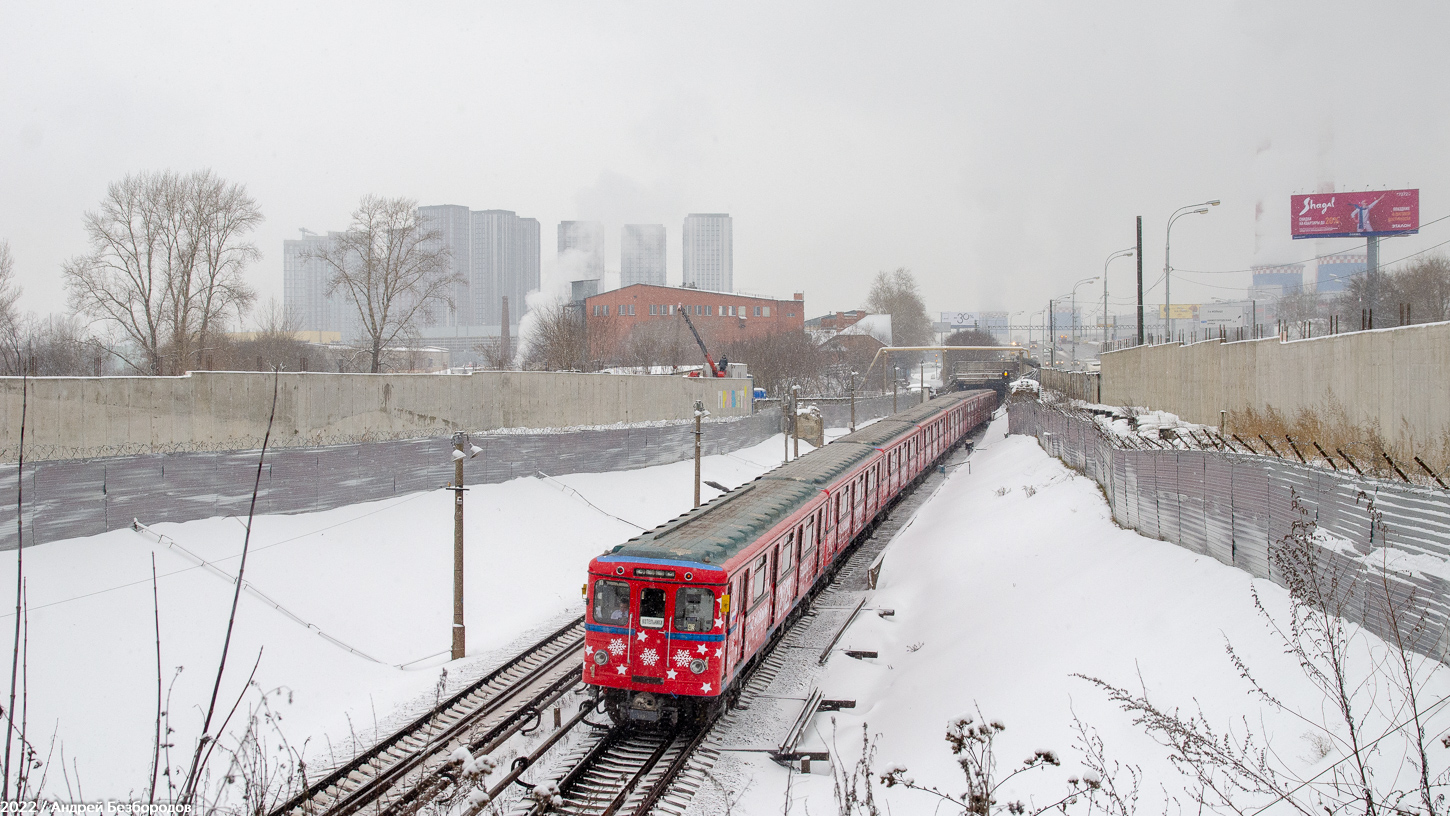Moskwa, Ezh3 Nr 5840; Moskwa — Metro — [7] Tagansko-Krasnopresnenskaya Line