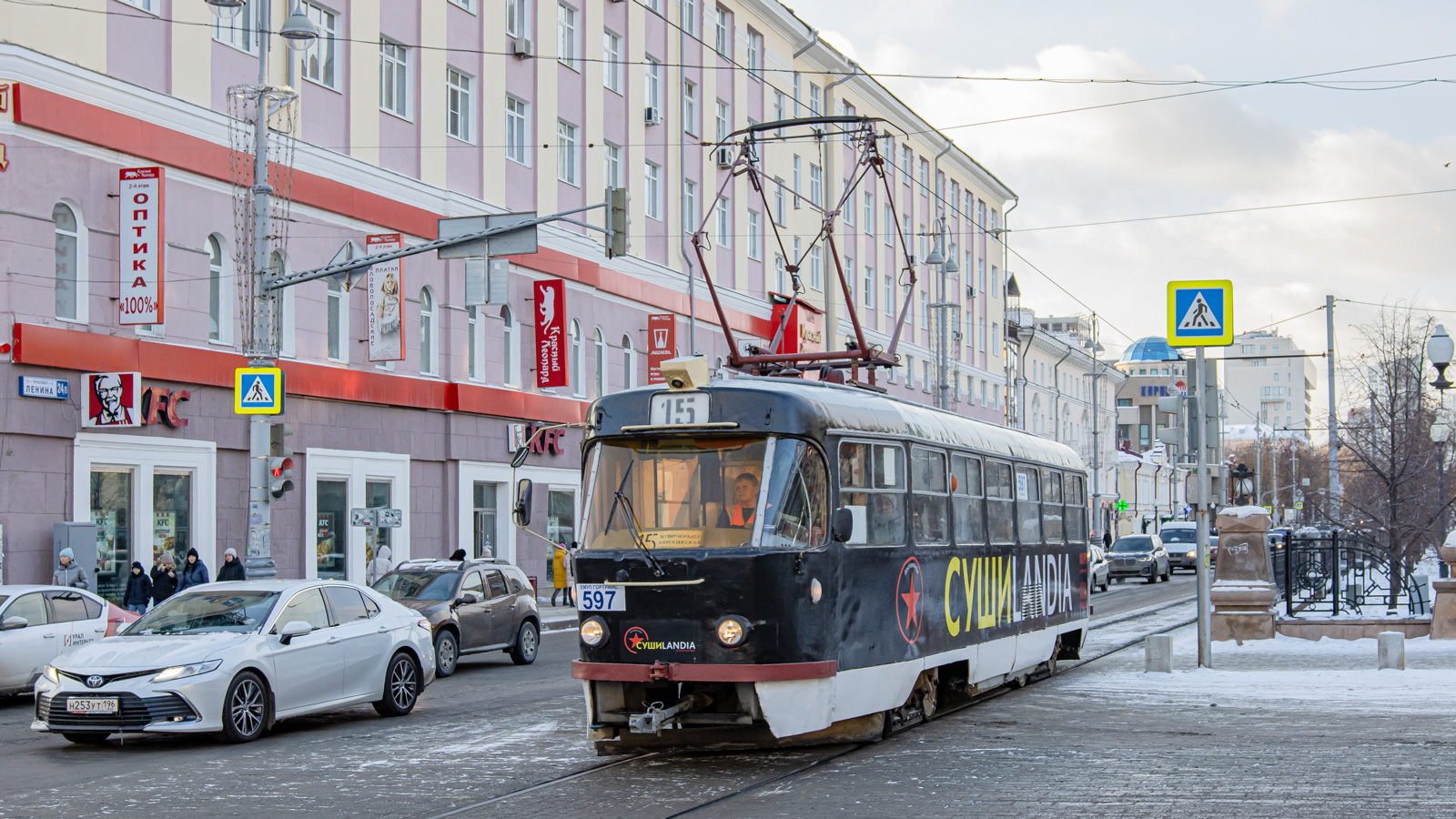 Екатеринбург, Tatra T3SU № 597