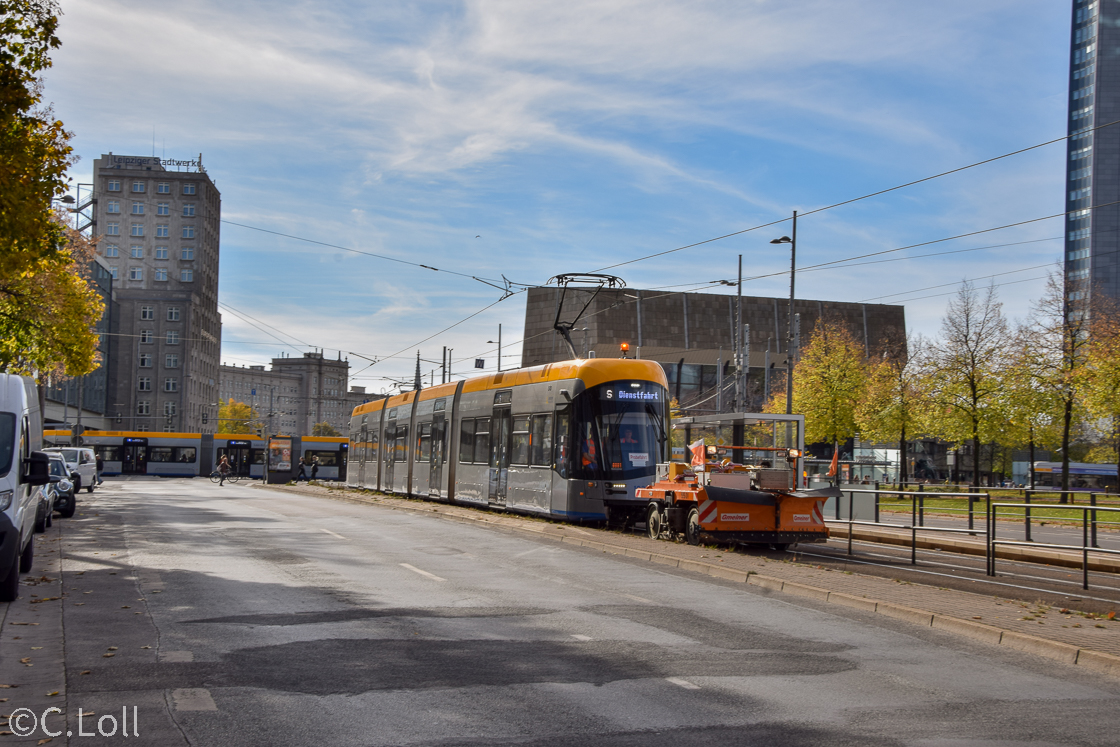 Лейпциг, IFTEC VRG 1 № 5501; Лейпциг, Solaris Tramino Leipzig (NGT10) № 1037