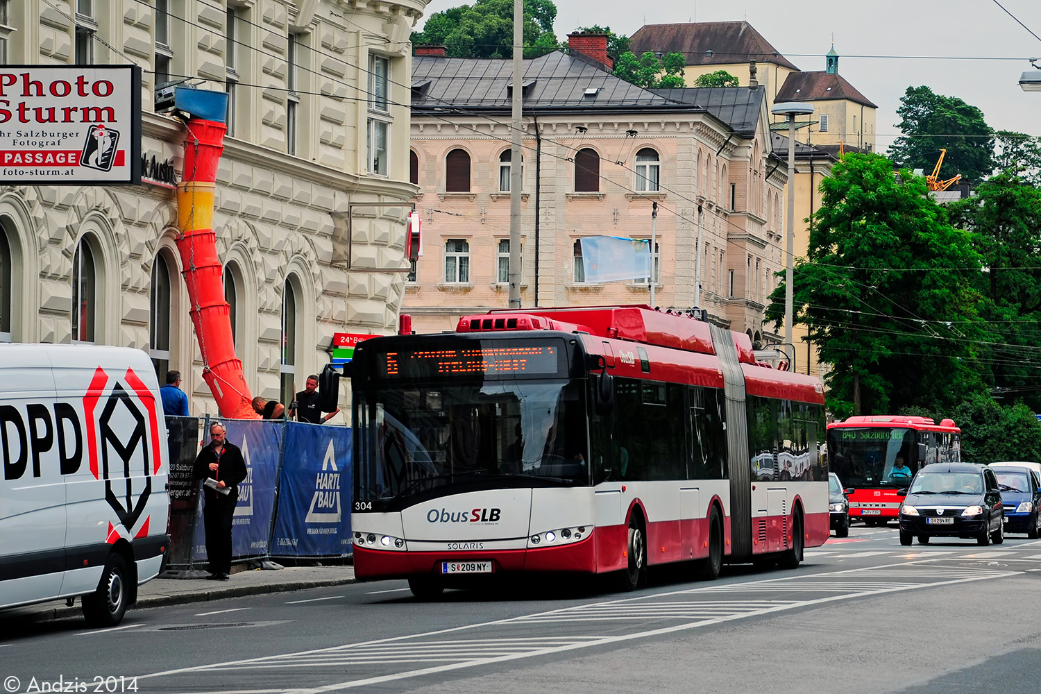 Зальцбург, Solaris Trollino III 18 AC № 304