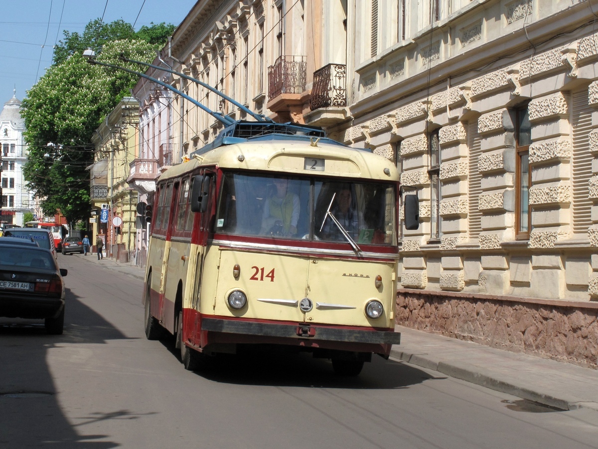 Черновцы, Škoda 9TrH27 № 214