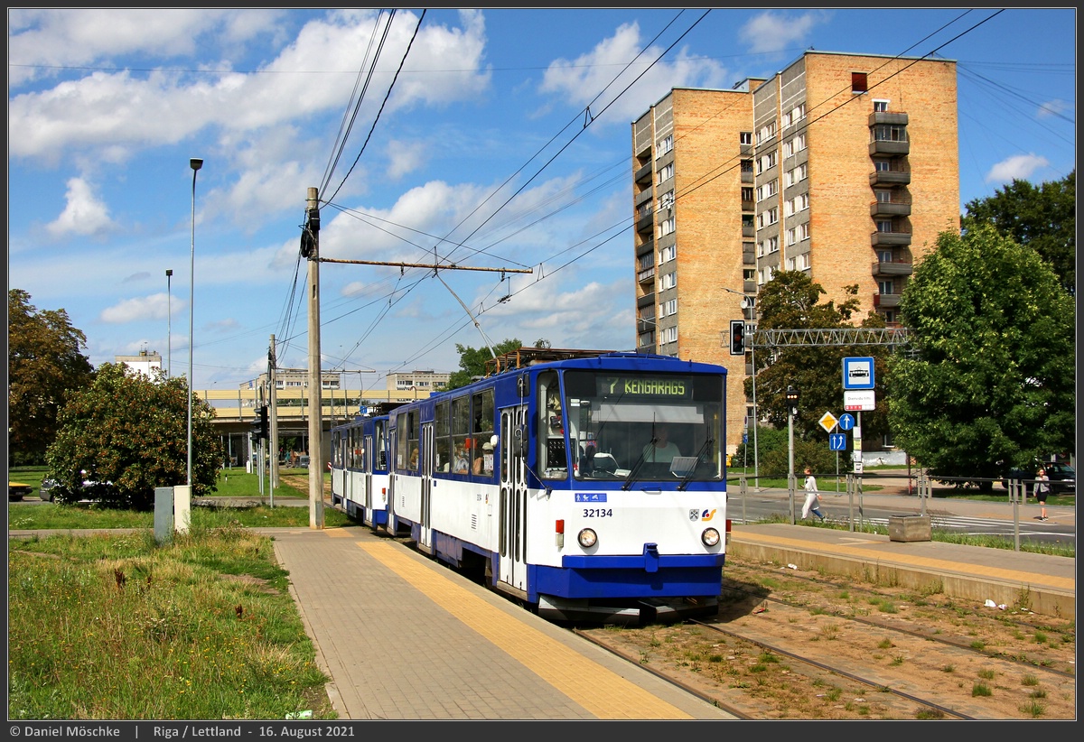 Рига, Tatra T6B5SU № 32134