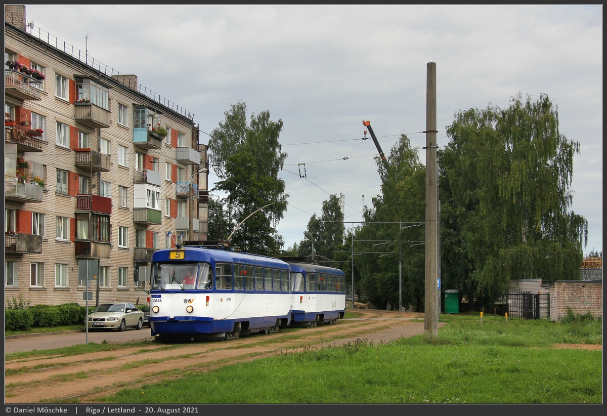 Рига, Tatra T3A № 30188
