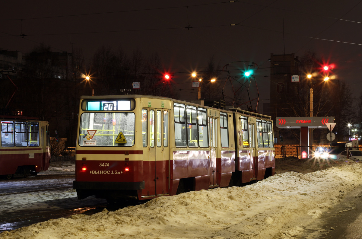 Sankt Petersburg, LVS-86K Nr 3474 Sankt Petersburg, LVS-86K Nr 3474