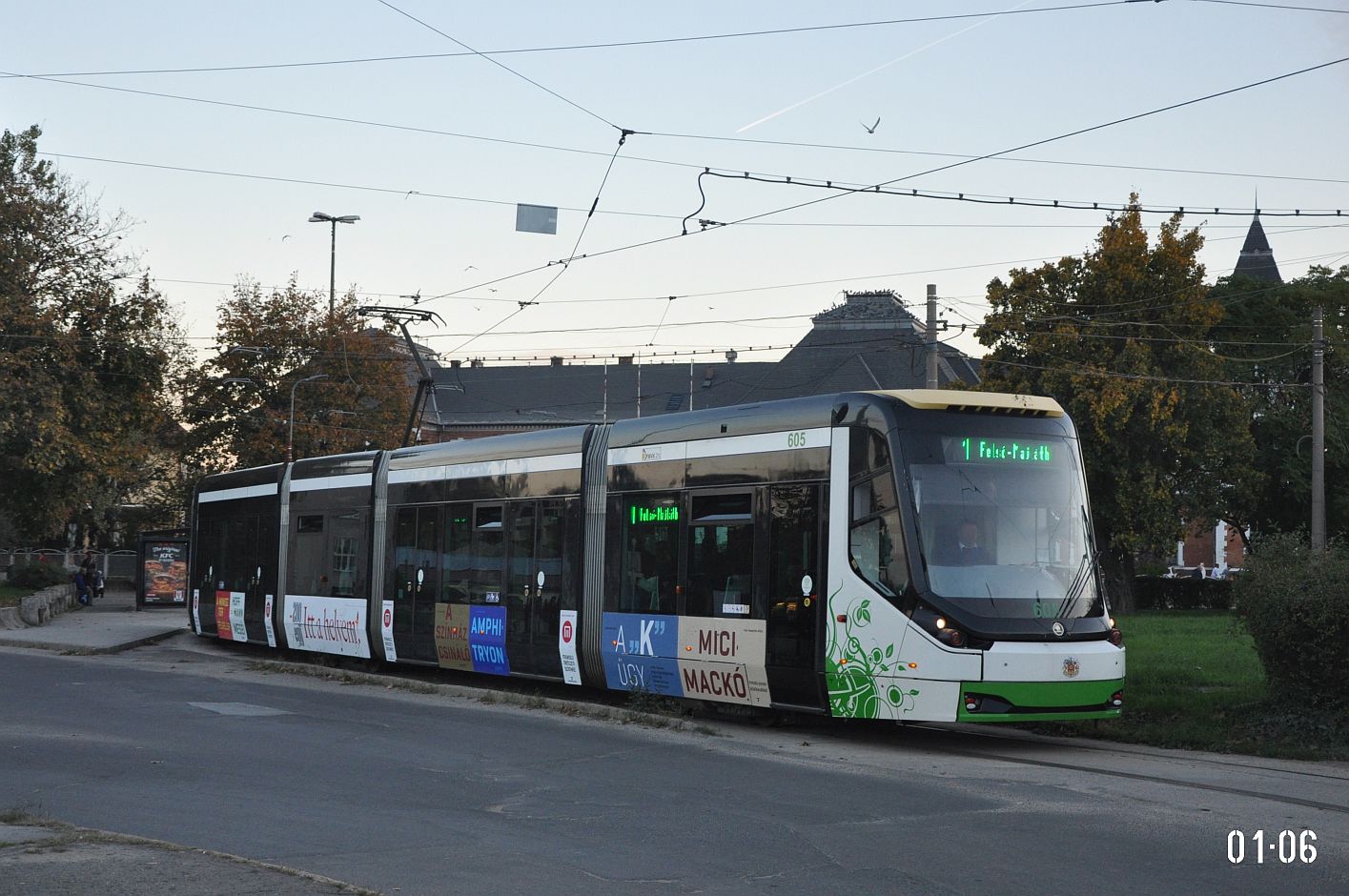 Miskolc, Škoda 26T ForCity Classic nr. 605