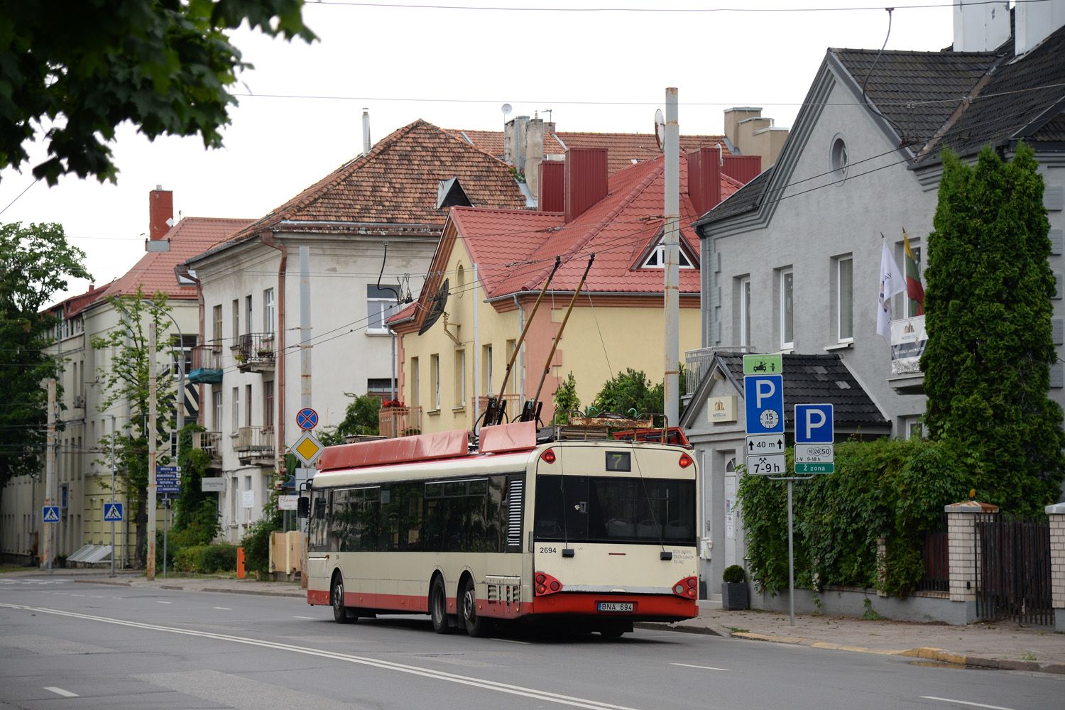 Вильнюс, Solaris Trollino II 15 AC № 2694