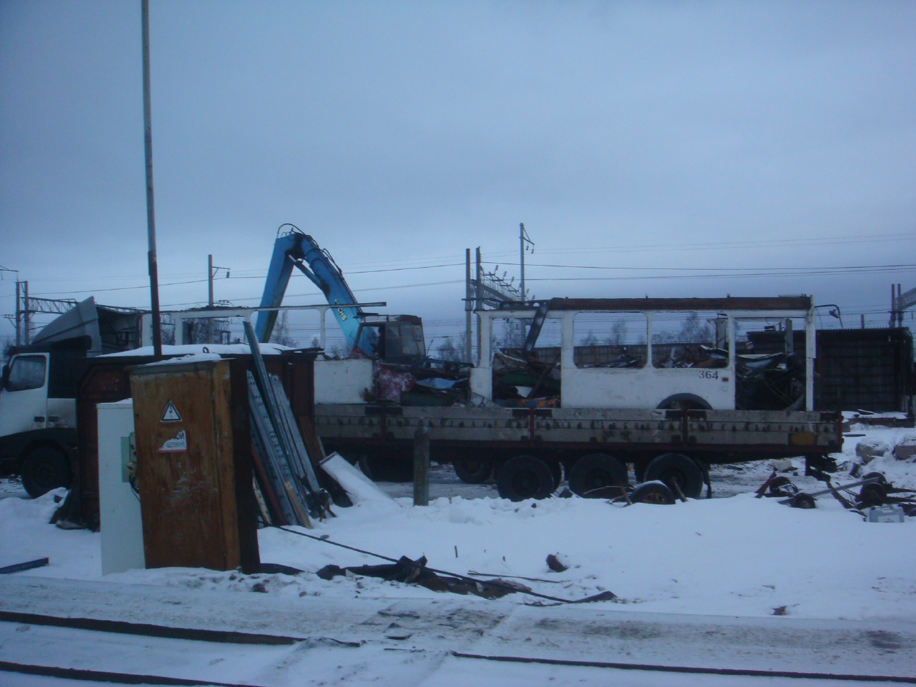 Петрозаводск, ЛиАЗ-5280 № 364; Петрозаводск — Базы хранения и списания троллейбусов (БХиСТ)